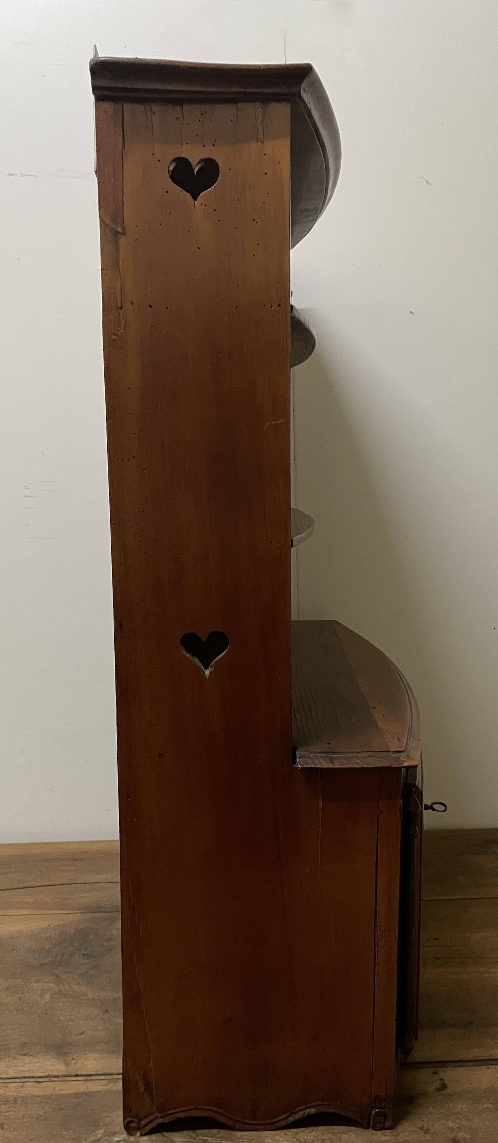 Small Hanging Dresser in Cherry Wood from the 19th Century