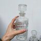 Vintage glass bottles flasks