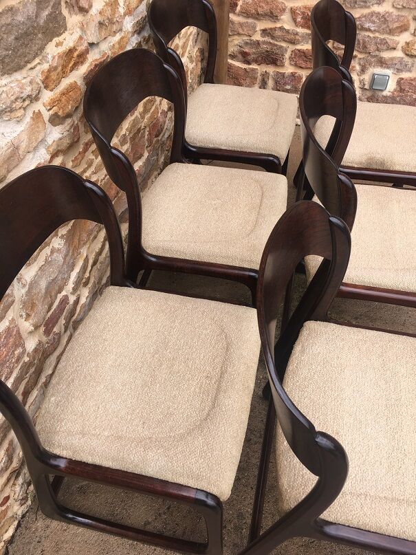Set of 6 chairs sled Baumann