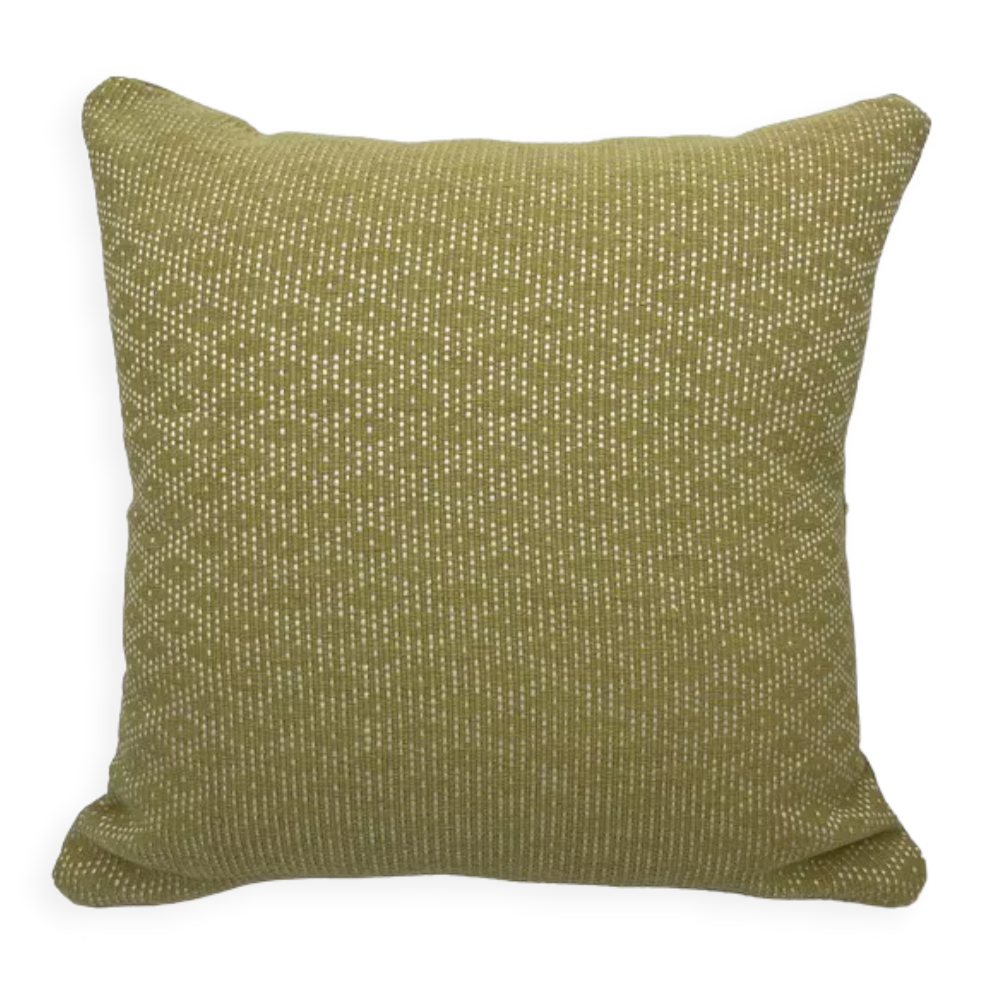 Almond green graphic cushion 40x40
