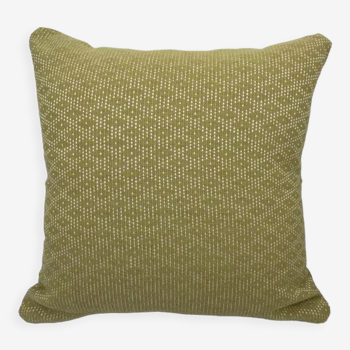 Almond green graphic cushion 40x40