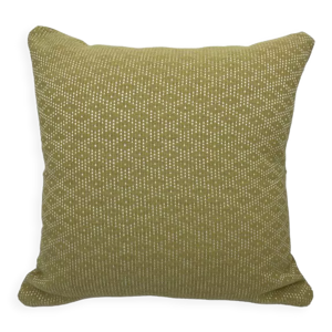coussin graphique vert