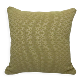 Almond green graphic cushion 40x40