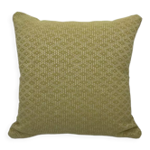 Coussin graphique vert amande 40x40