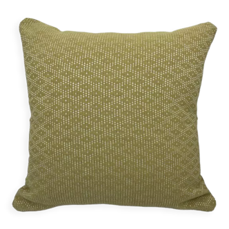 Almond green graphic cushion 40x40