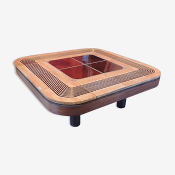 Ceramic coffee table "Mambo", Roger Capron, France, early 1970s