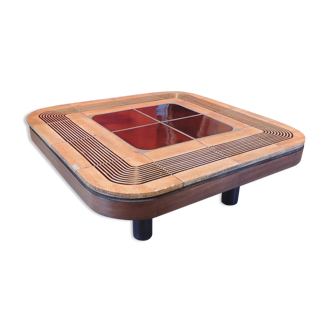 "Mambo" ceramic coffee table, Roger Capron, France, early 1970s