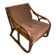 vintage rattan armchair 1970S by KOK Maison, France