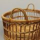 Rattan braided basket