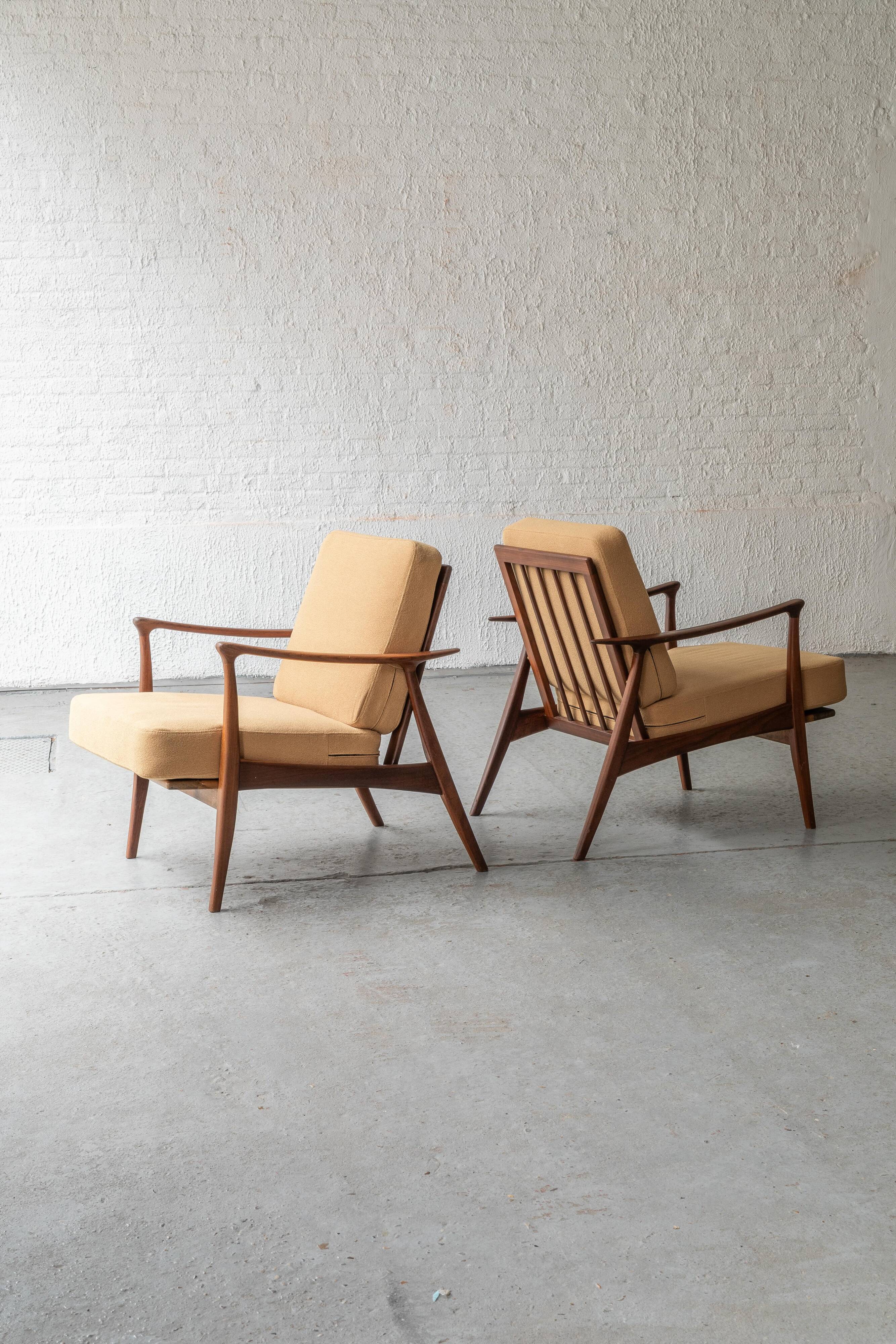 Set of 2 Easy Chairs Danish design