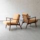 Set of 2 Easy Chairs Danish design