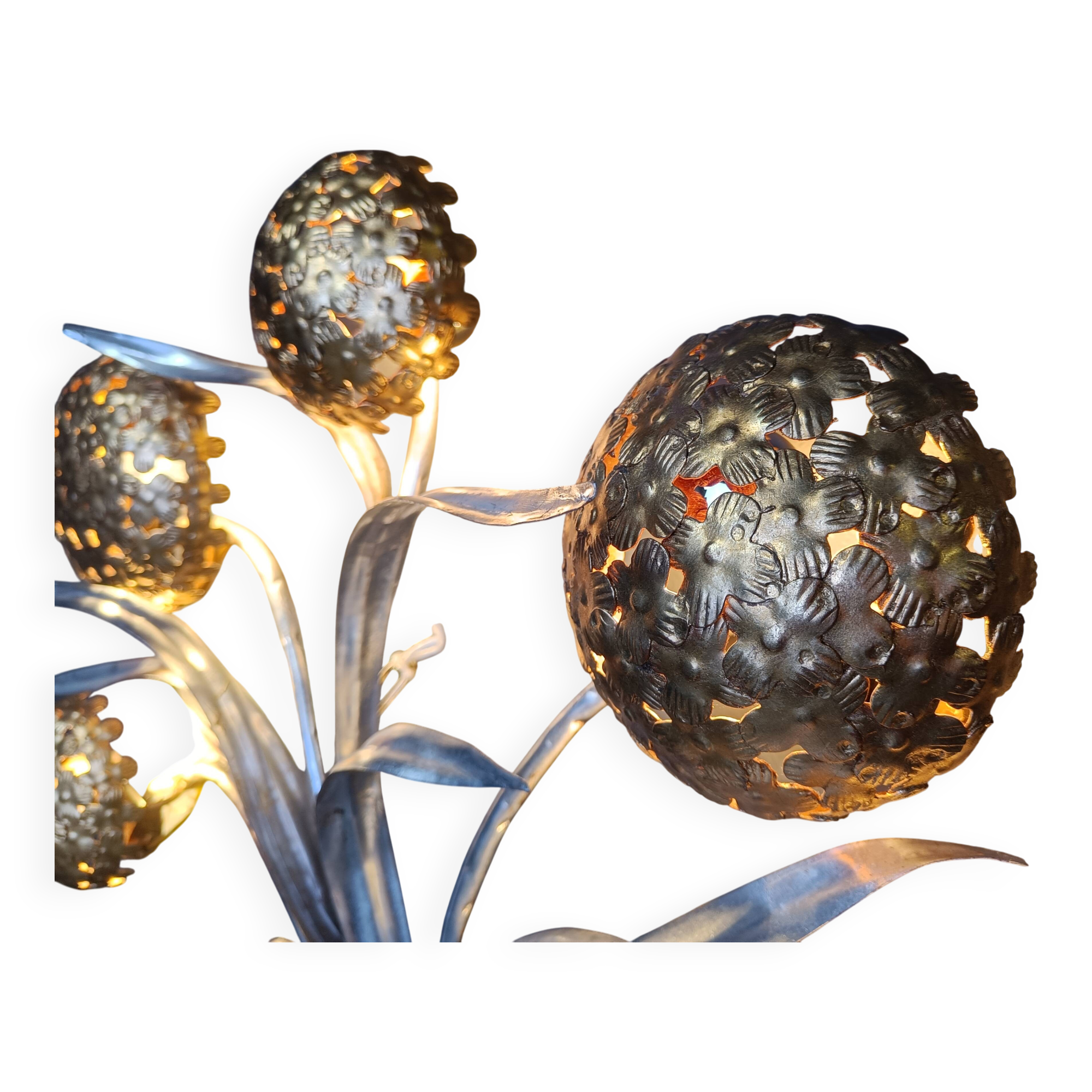 Applique florale vintage de Hans Kögl, années 1970