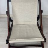 Pair of folding armchairs
