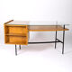 Bureau en bois et verre par Jean René Picard, 1960s