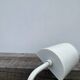 White metal floor lamp reading light 1980