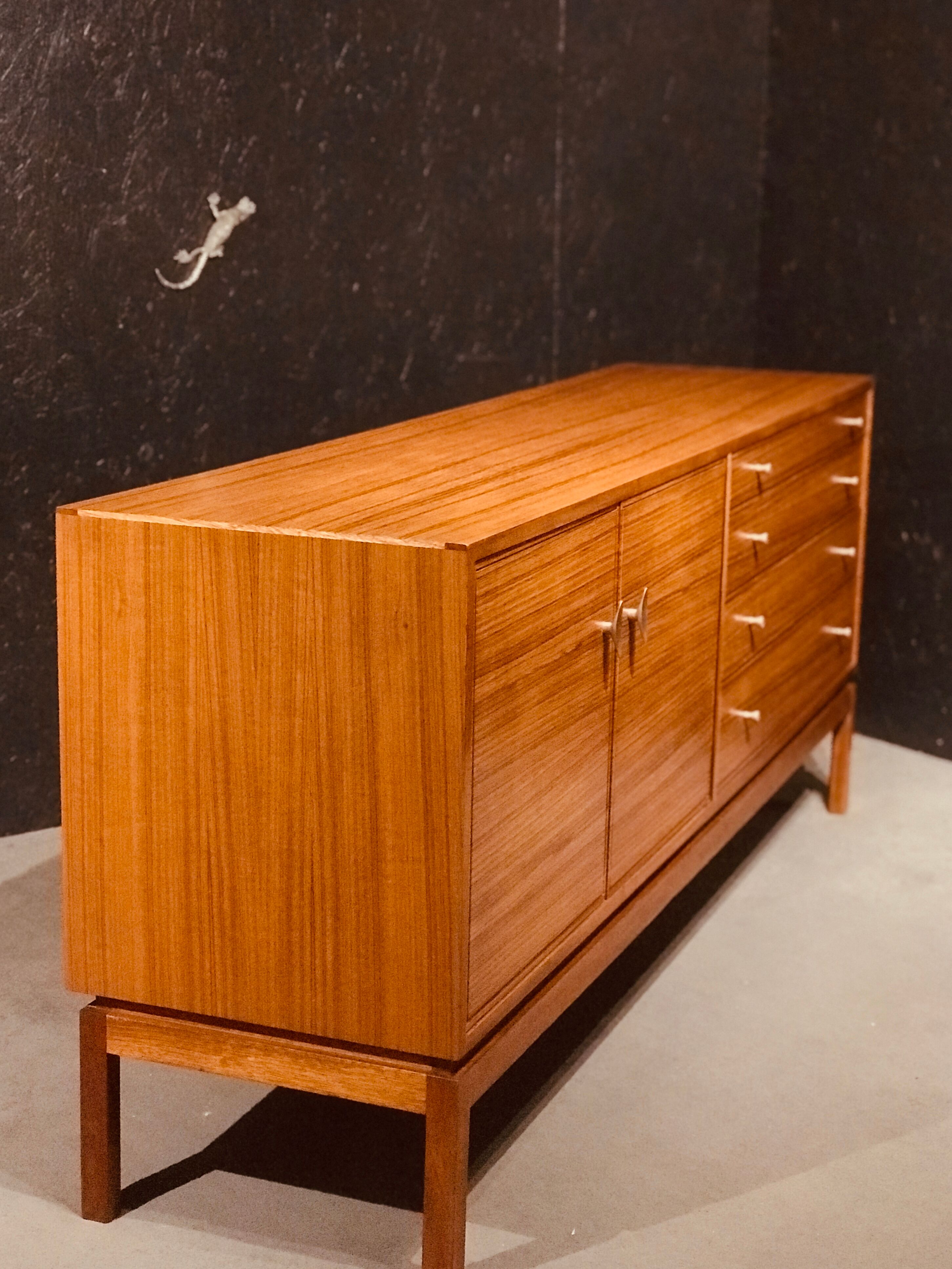 Mid century sideboard from White and Newton made in Portsmouth in Walnut