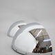 1930s pair of bauhaus chrome plated wall lamps/scones, czechoslovakia