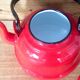 Vintage enameled kettle