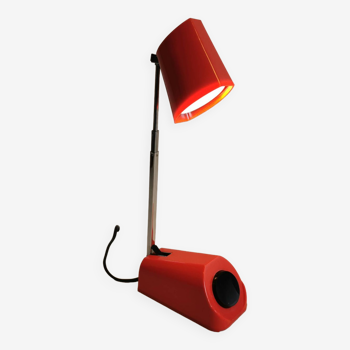 Danish Nordic Solar table or wall lamp in original red color