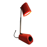 Danish Nordic Solar table or wall lamp in original red color