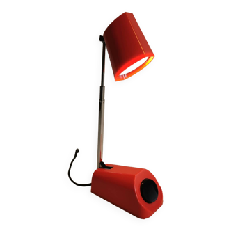 Lampe de table ou applique solaire nordique danoise de couleur rouge originale