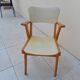 Vintage yellow club armchair year 50 60