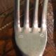 Lot forks silver metal