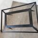 Coffee table mid-century compass legs