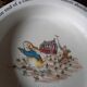 Hollow plate Wedgwood porcelain Beatrix Potter Peter Rabbit
