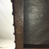 Armchair Henri II wood and leather