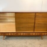 Multifunctional vintage highboard, rosewood, 60s
