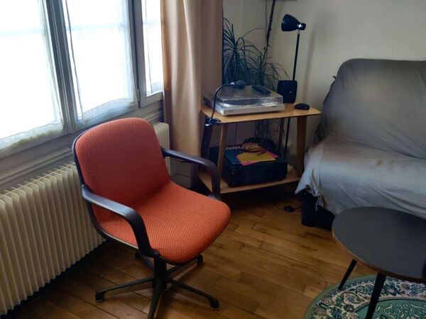 Fauteuils de bureau vintage orange pour Comforto 1980