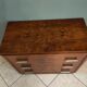 Commode art deco en noyer et ronce de noyer