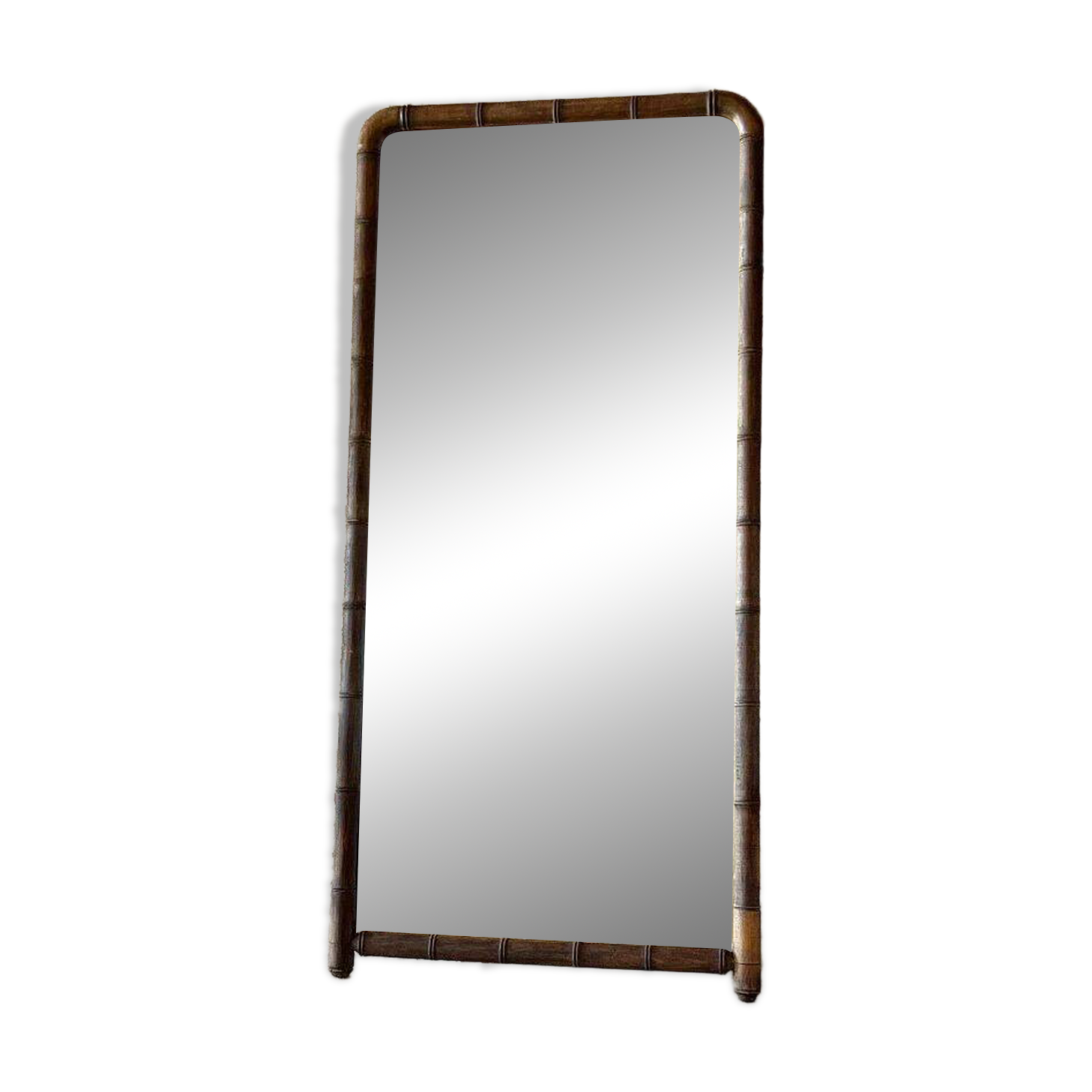 Faux bamboo mirror 1900