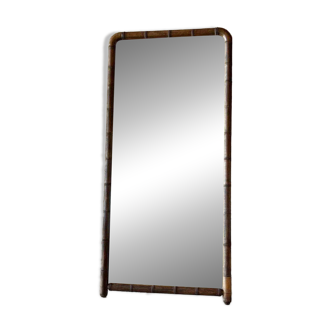 Faux bamboo mirror 1900