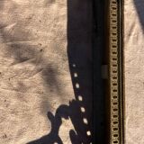 Console half moon gilded wood