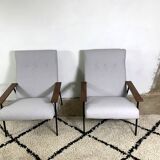 Minimalist Armchairs By Rob Parry For Gelderland, 1950s, Set Of 2