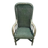 Vintage rattan armchair