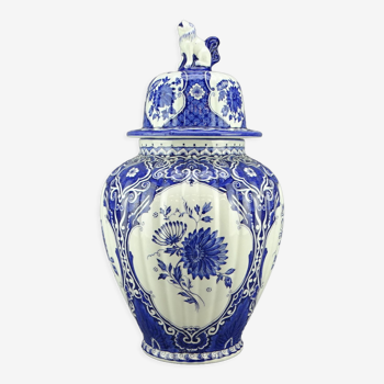 Potiche Delft earthenware vase in Holland