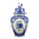 Potiche Delft earthenware vase in Holland