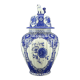Potiche vase en faïence de Delft en Hollande