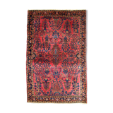 Ancient Persian Sarouk handmade carpet 112cm x 164cm 1920s, 1B748