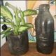 Berber black portrait vase - Tunisian Crafts