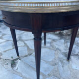 Mahogany hot water bottle table