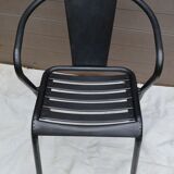 Two armchairs Tolix ft5 by Xavier et Jean Pauchard