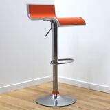 Pair of bar stools, industrial
