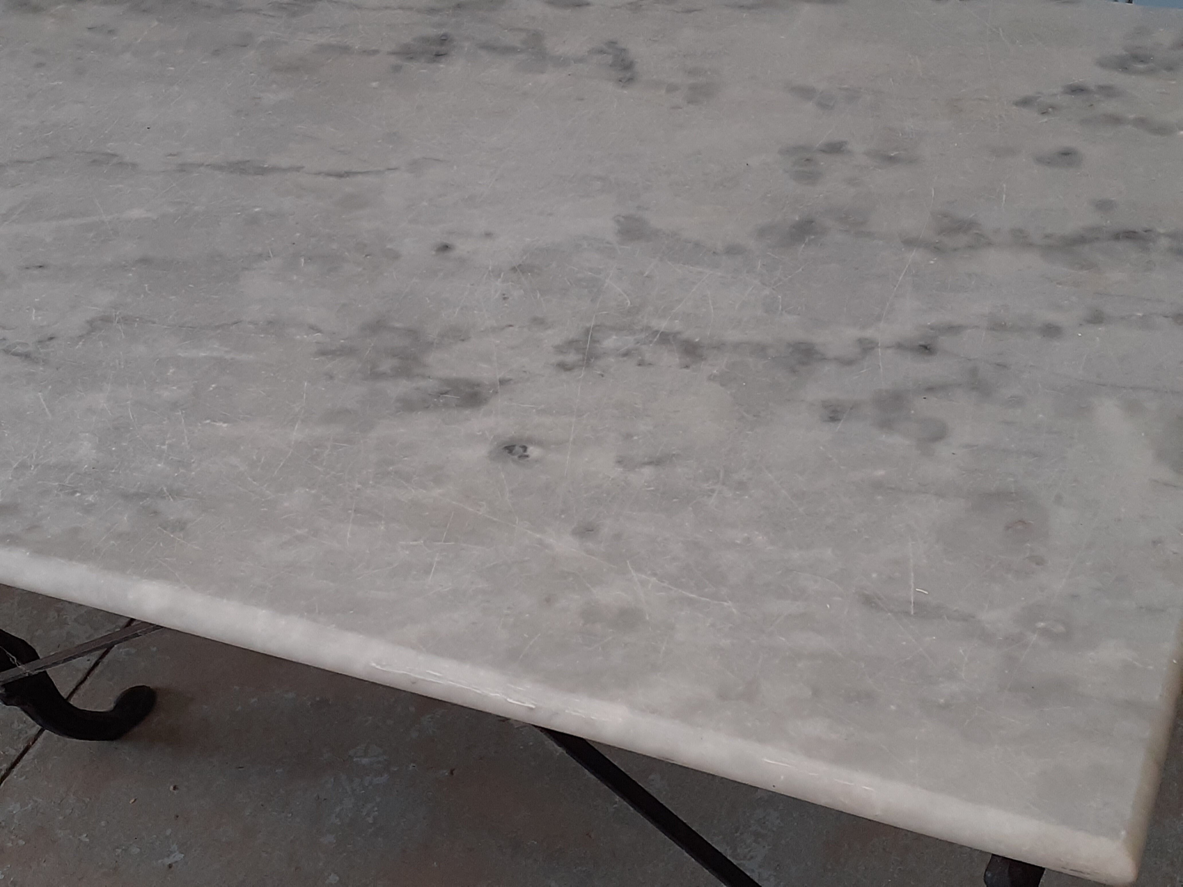 Marble bistro table