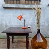 Square side table in solid wood, 52 cm