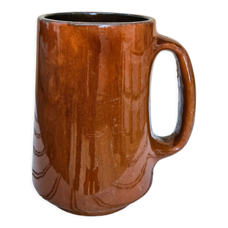 Rust ceramic jug Sonac Dahomey