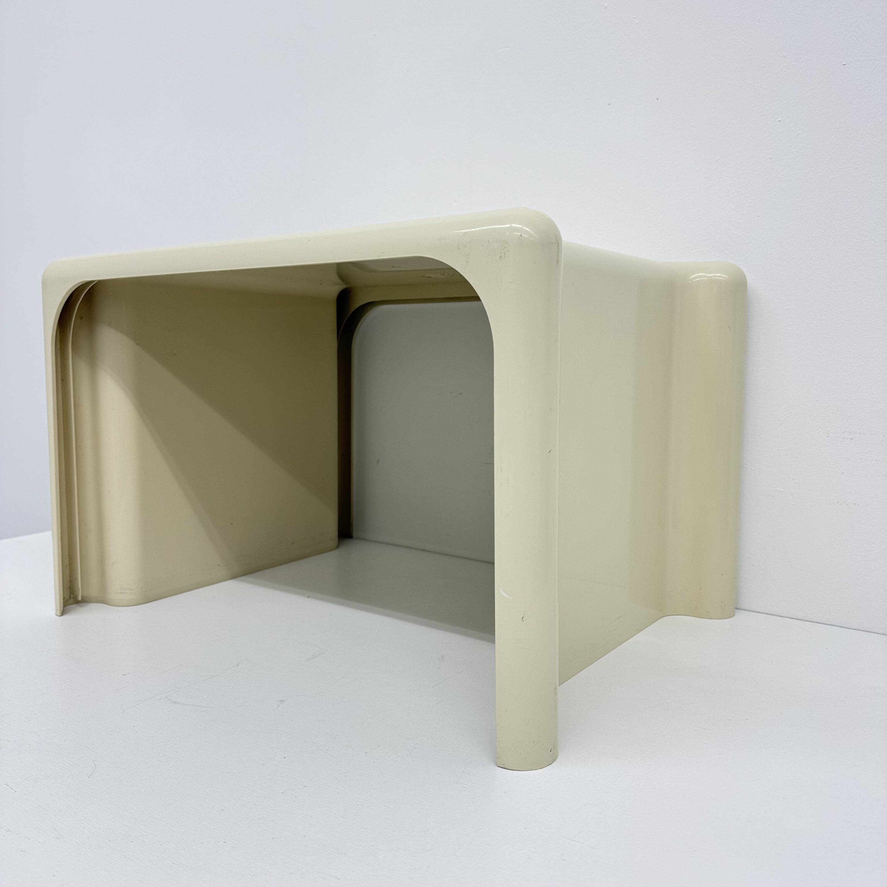 Italian Modern Plastic Side Table attributed to Giotto Stoppino for Elco